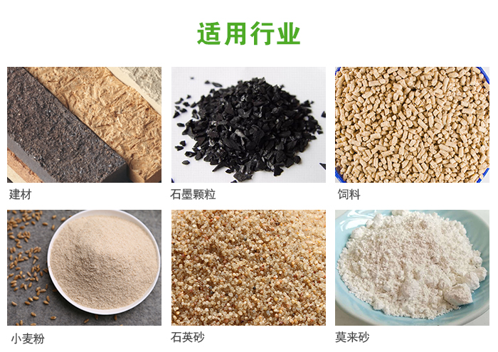 高頻振動(dòng)篩主要用于化工，建材，石墨顆粒，飼料，小麥粉，石英砂，豆?jié){，果汁等各種物料的干法、濕法篩分、分級(jí)、脫水，過濾。